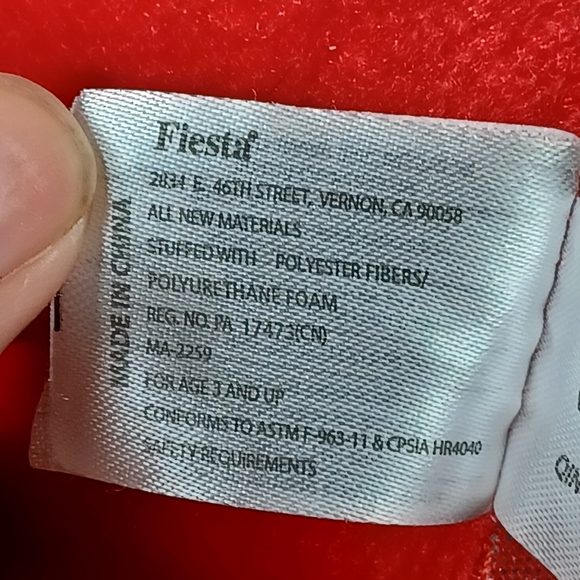 •Great Wolf Lodge Fiesta Shiny Dragon Plush 18" Stuffed Animal Red Shiny Scales - Picture 11 of 16